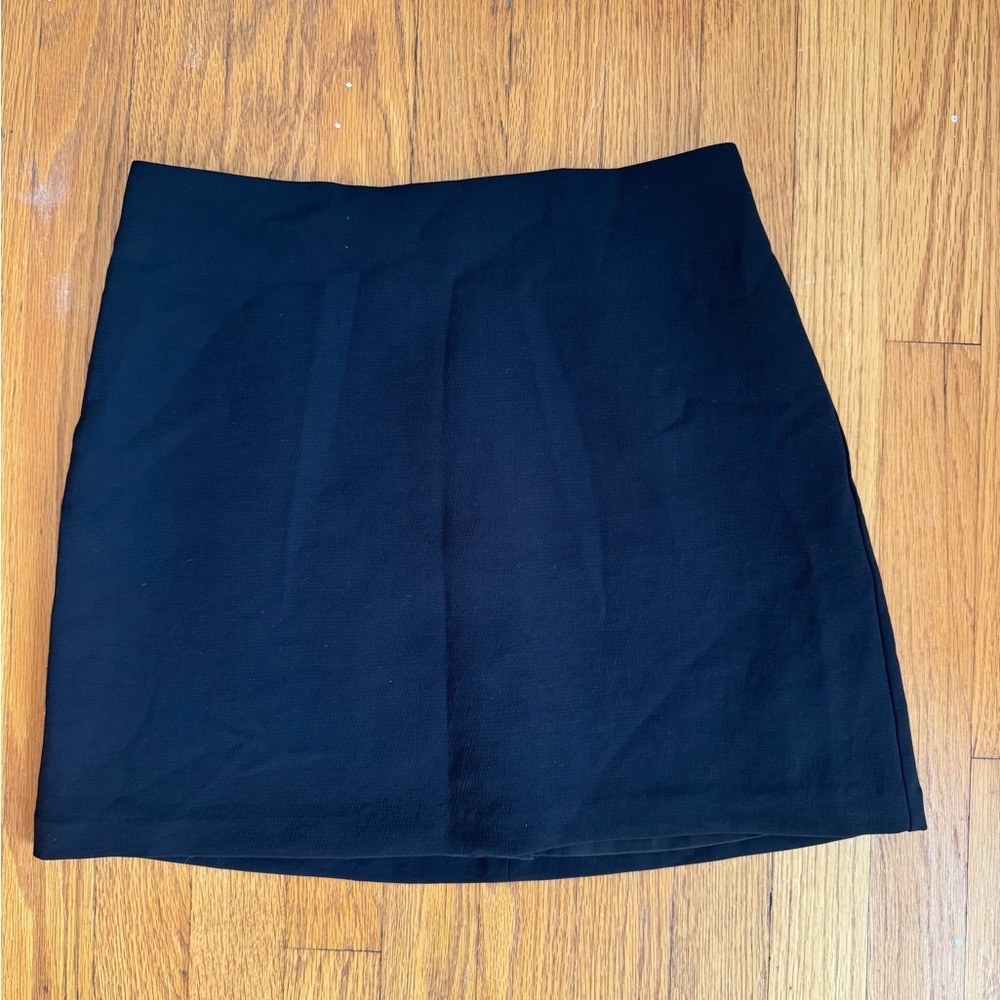 Wilfred Black Mini Skirt